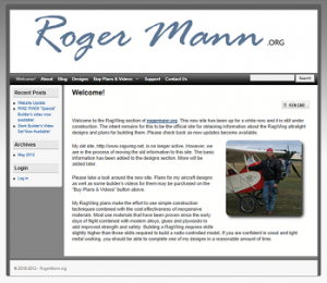 RagWing Aeroplane Company Homepage